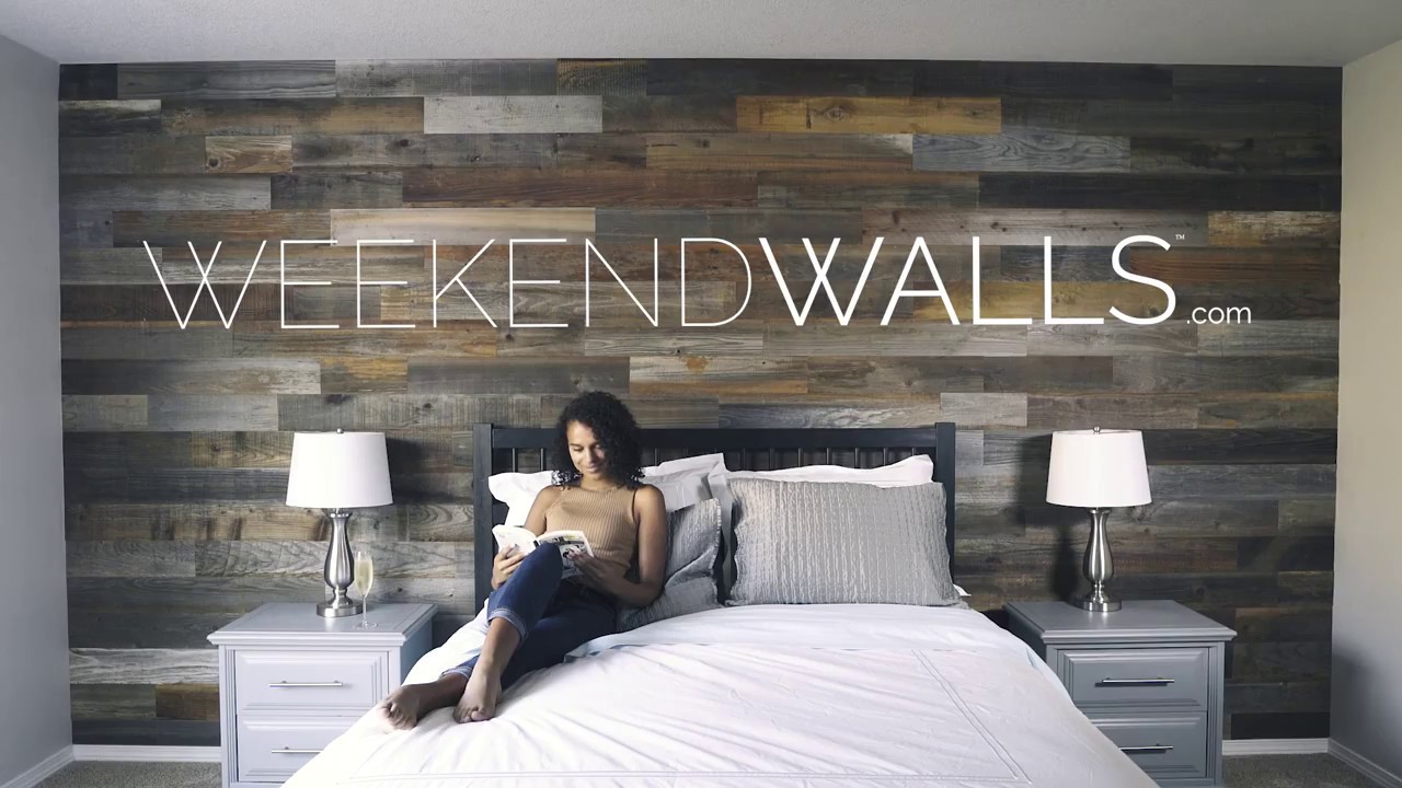 Pick your wall style with weekend walls